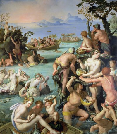 The Pearl Fishers, 1572 by Alessandro Allori